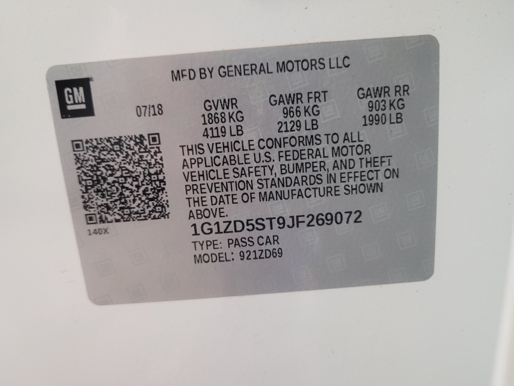 2018 Chevrolet Malibu 1LT - Photo 26