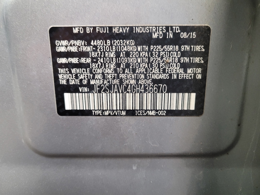 2016 Subaru Forester i Touring - Photo 26