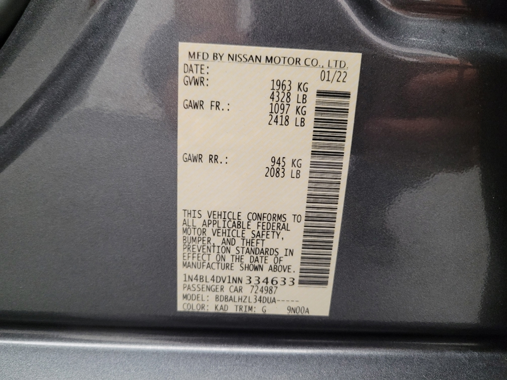 2022 Nissan Altima SV - Photo 26