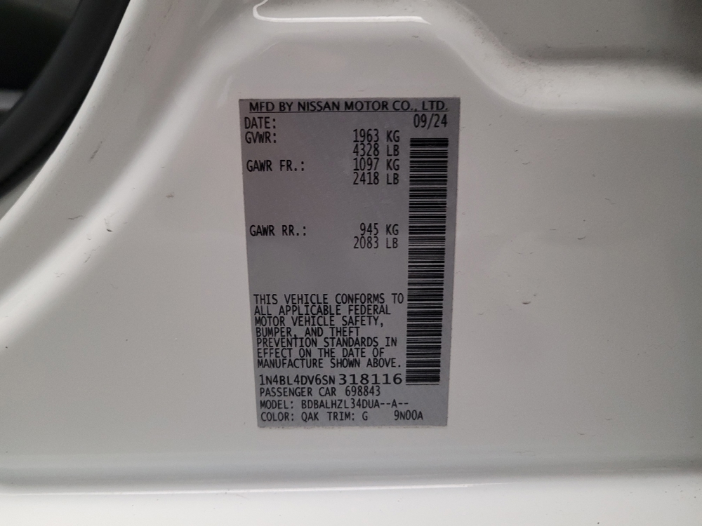 2025 Nissan Altima SV - Photo 26