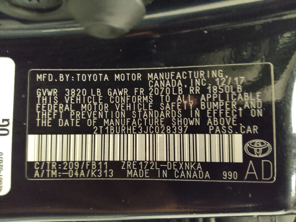 2018 Toyota Corolla LE - Photo 26