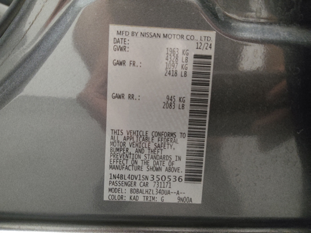 2025 Nissan Altima SV - Photo 26