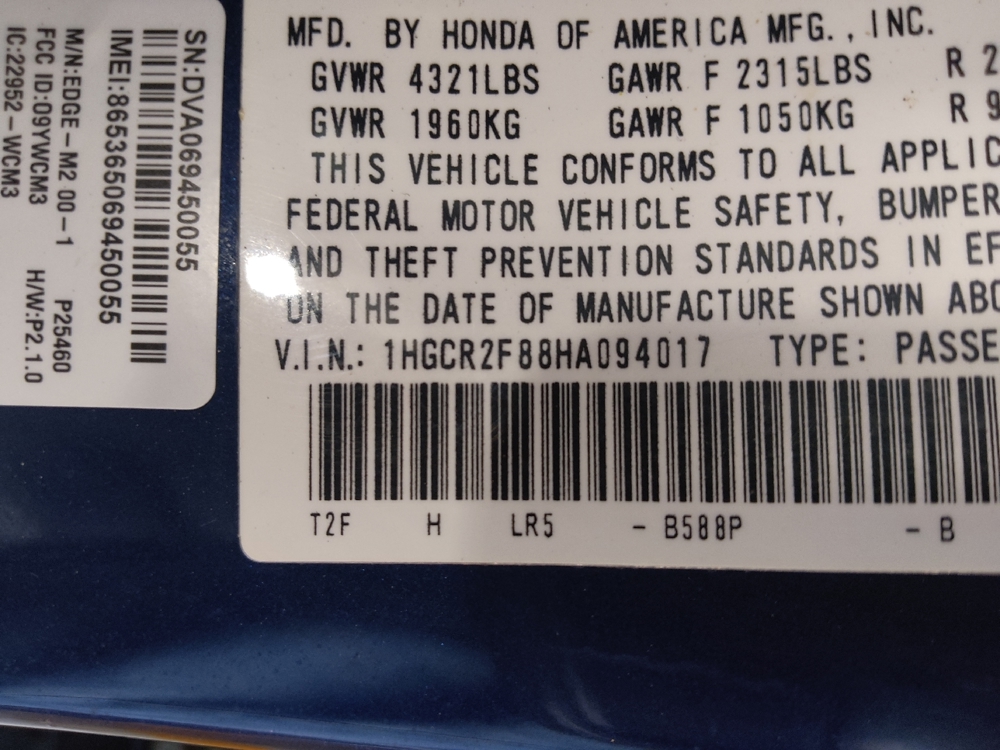 2017 Honda Accord EX-L - Photo 26