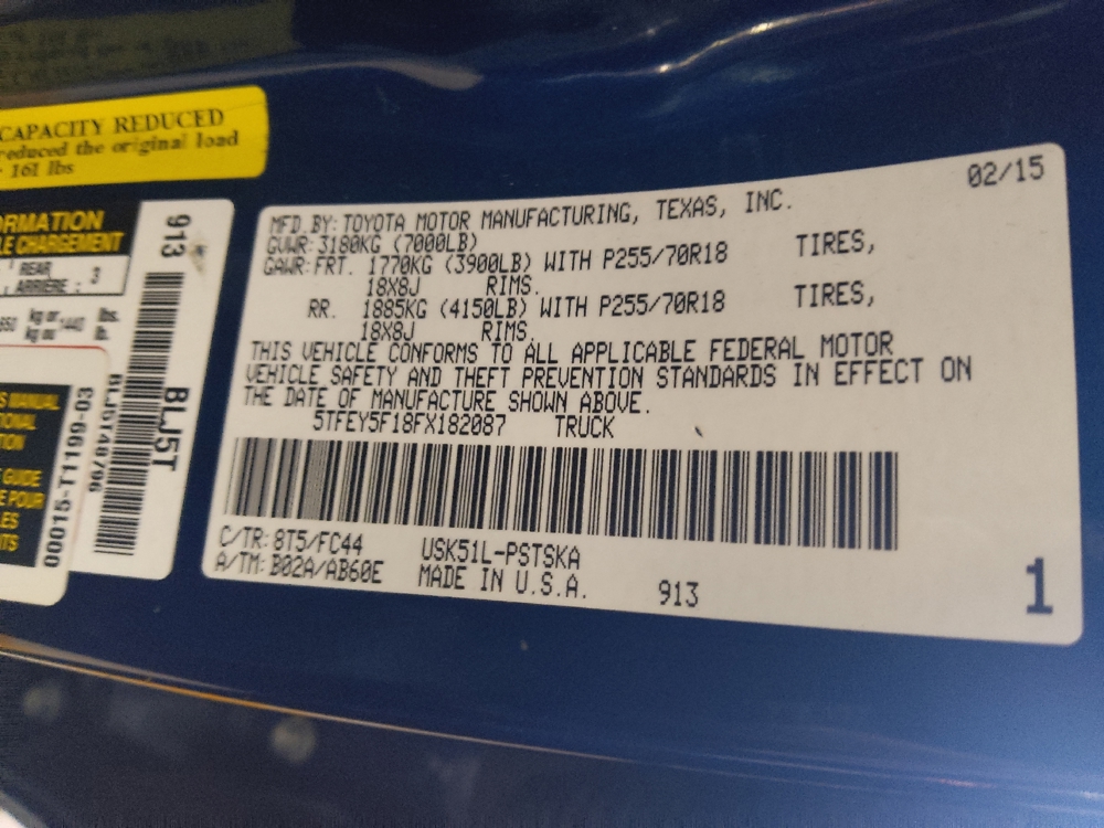 2015 Toyota Tundra SR5 - Photo 26