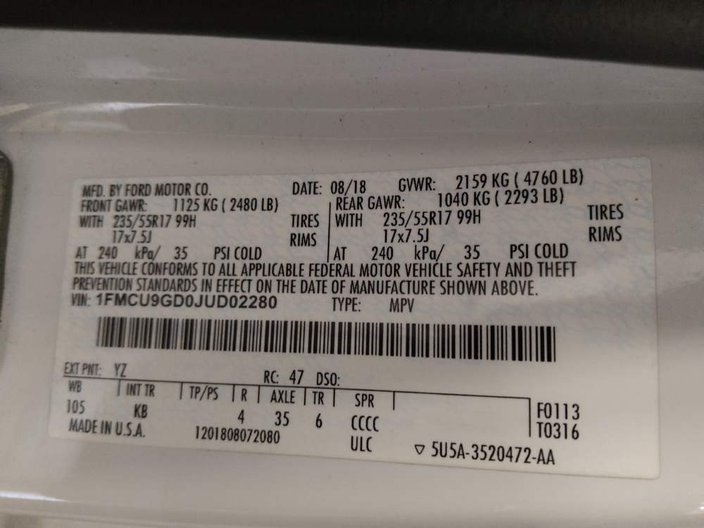 2018 Ford Escape SE - Photo 26