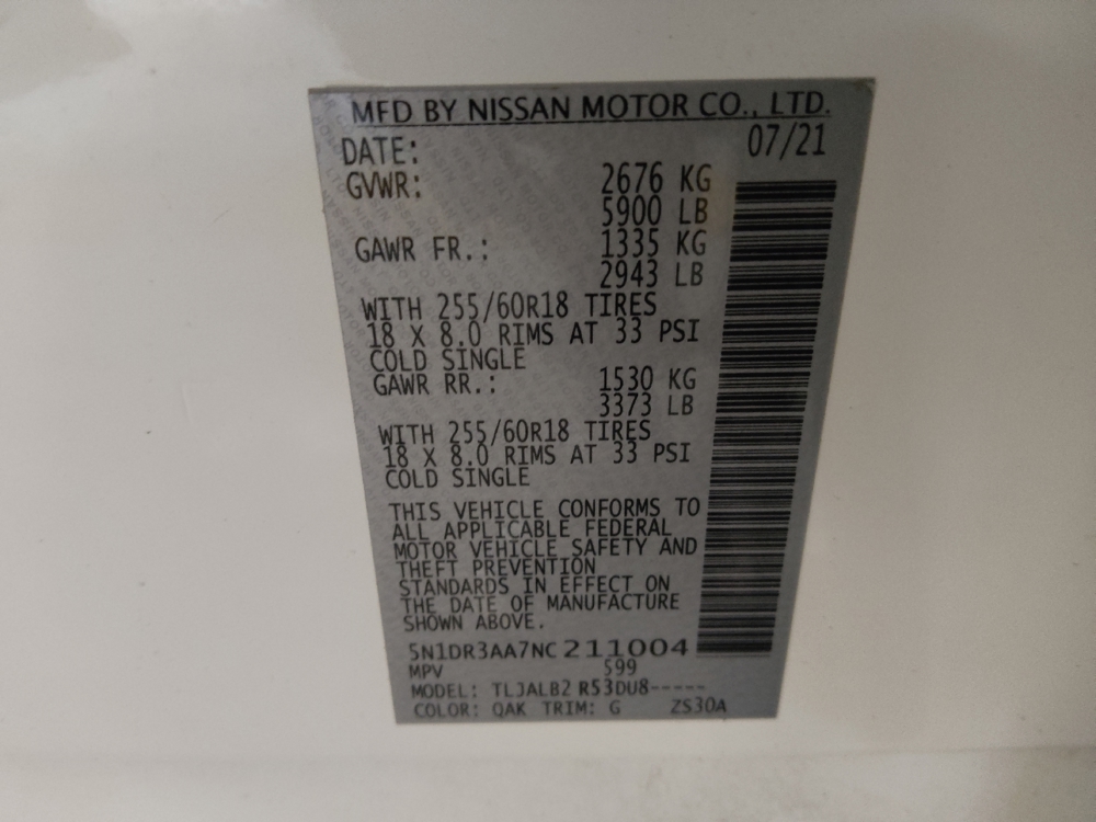 2022 Nissan Pathfinder S - Photo 26