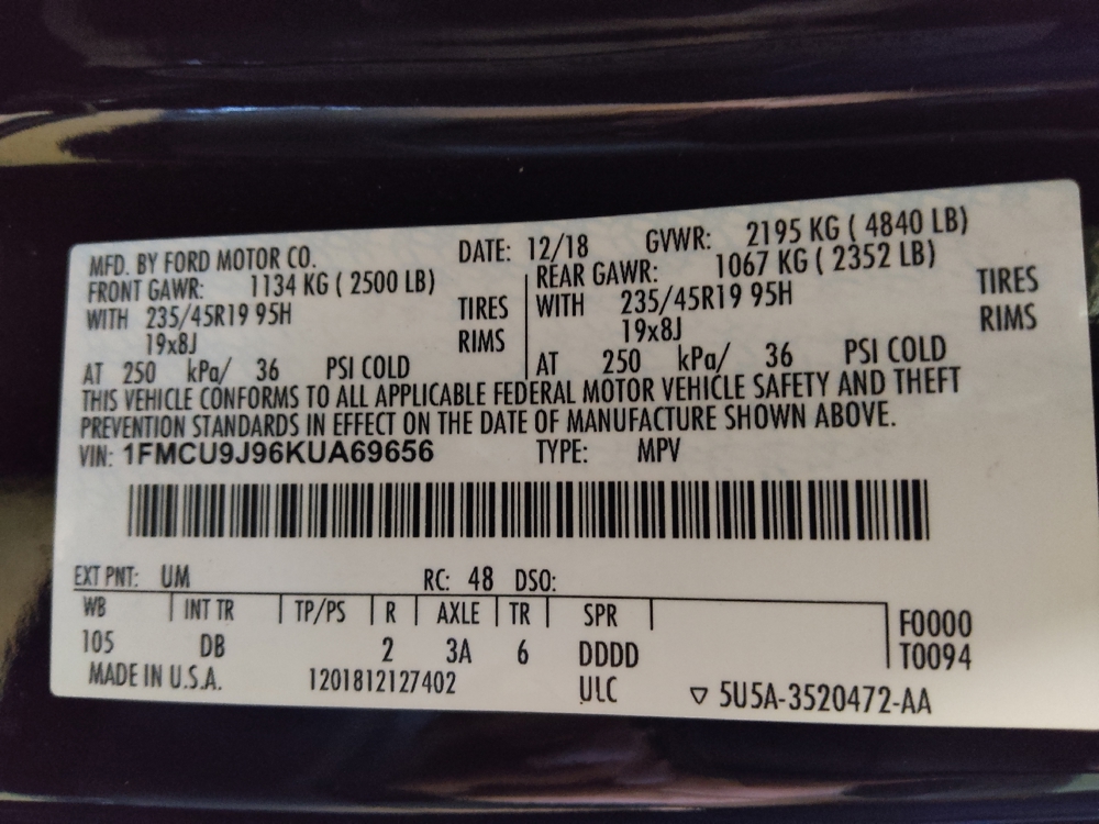 2019 Ford Escape Titanium - Photo 26