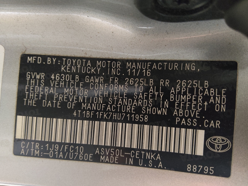 2017 Toyota Camry LE - Photo 26