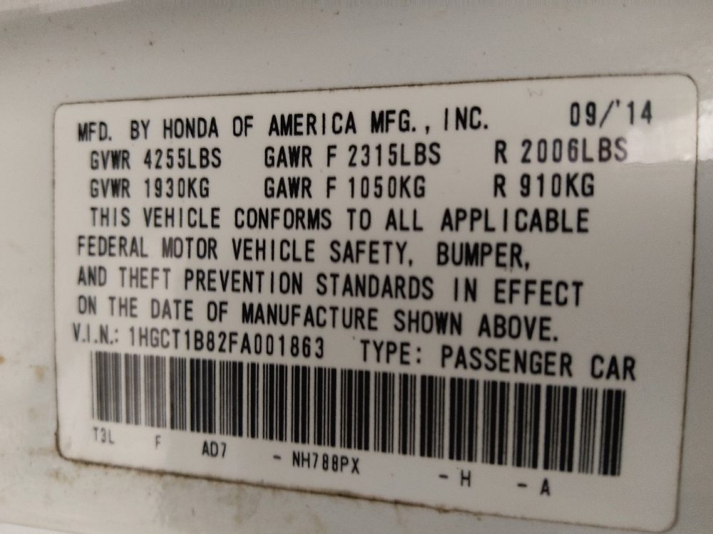 2015 Honda Accord EX-L - Photo 26