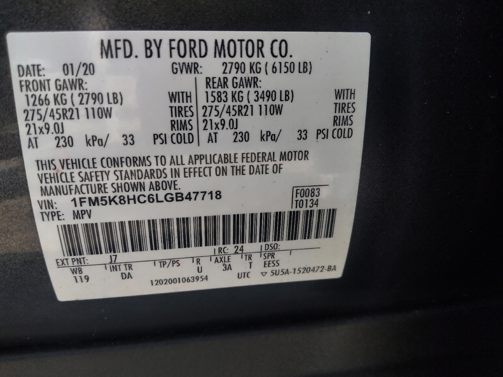 2020 Ford Explorer Platinum - Photo 26
