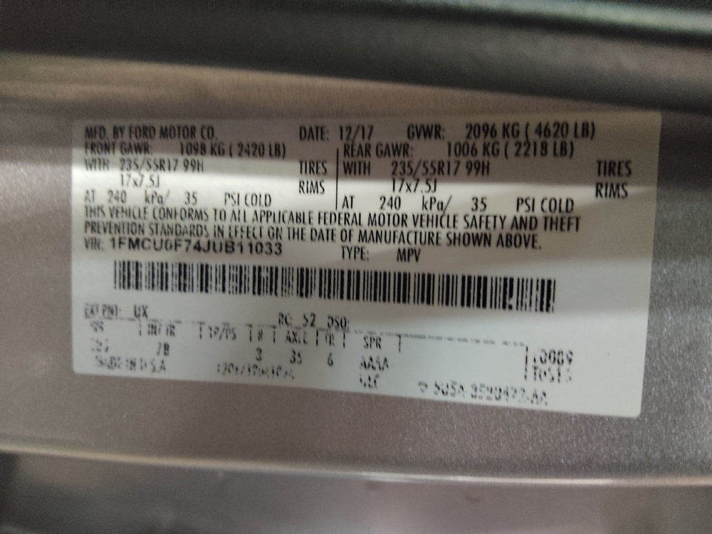 2018 Ford Escape S - Photo 26