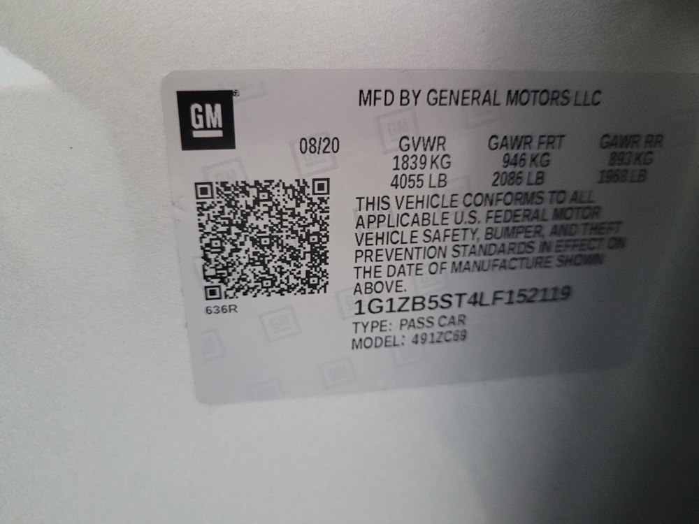 2020 Chevrolet Malibu 1LS - Photo 26