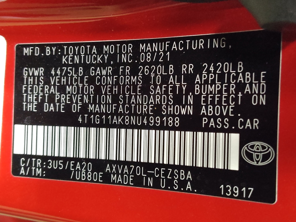 2022 Toyota Camry SE - Photo 26