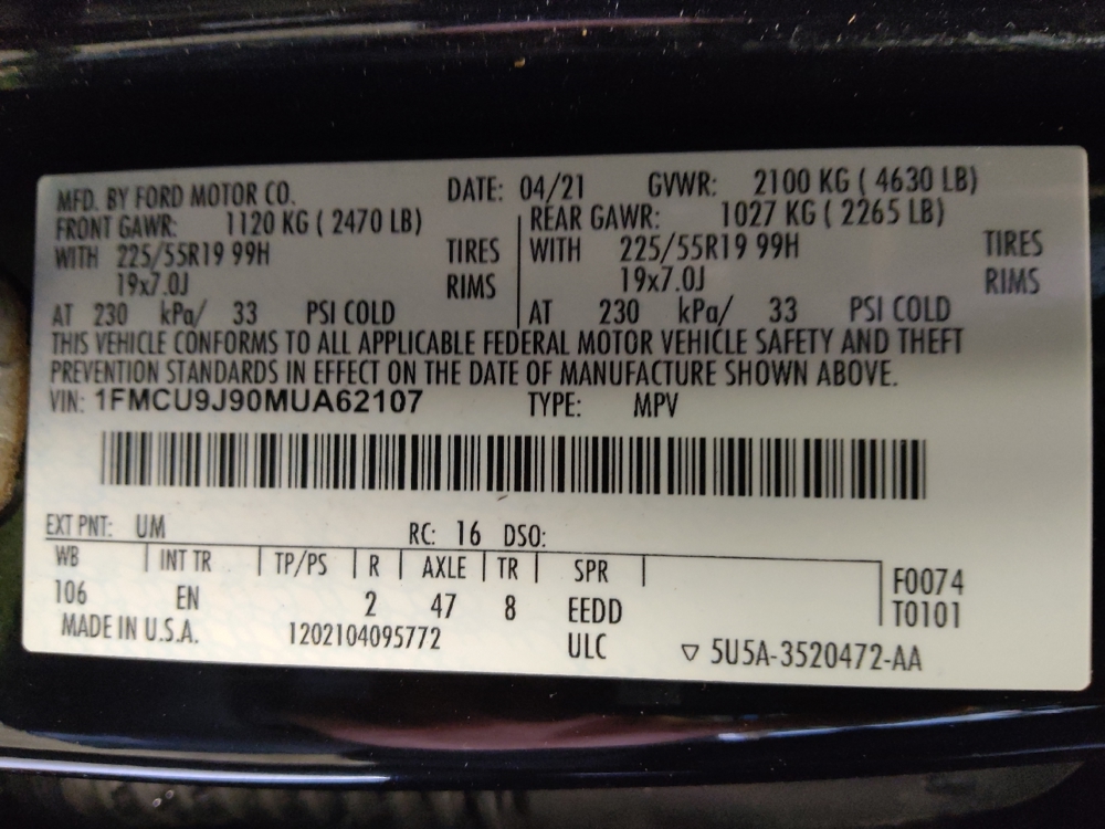 2021 Ford Escape Titanium - Photo 26