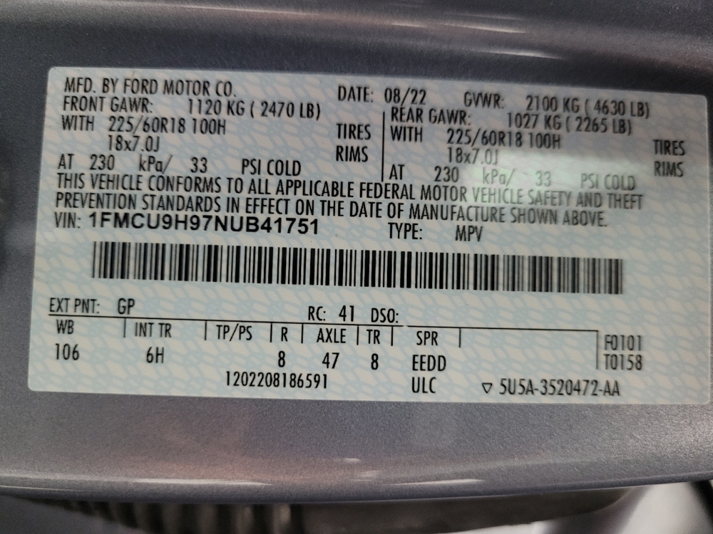 2022 Ford Escape SEL - Photo 26