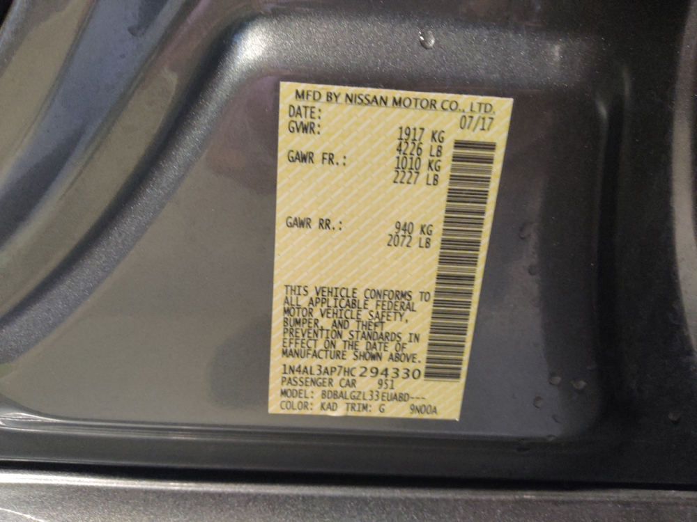 2017 Nissan Altima S - Photo 26