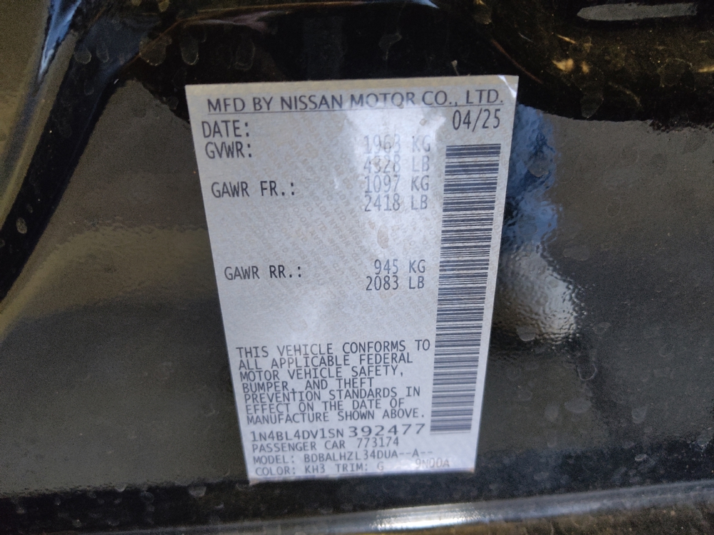 2025 Nissan Altima SV - Photo 26