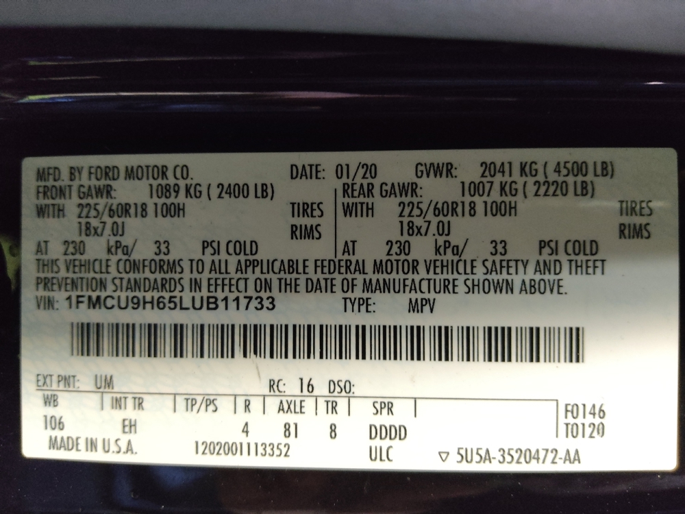 2020 Ford Escape SEL - Photo 26