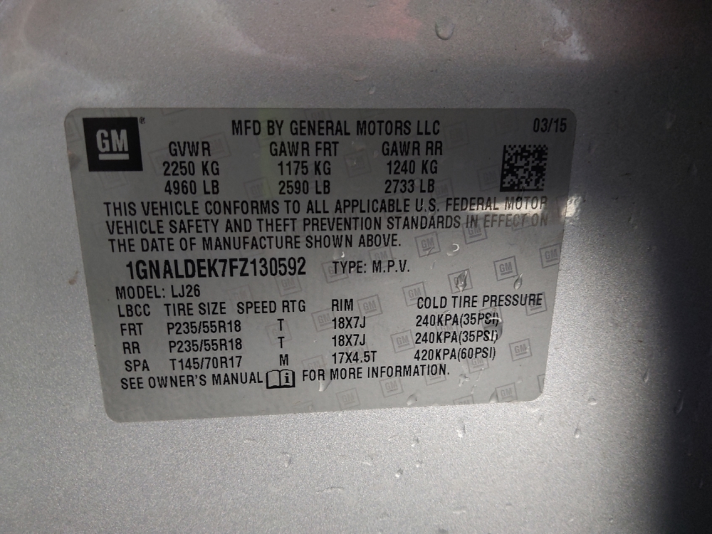2015 Chevrolet Equinox LTZ - Photo 26