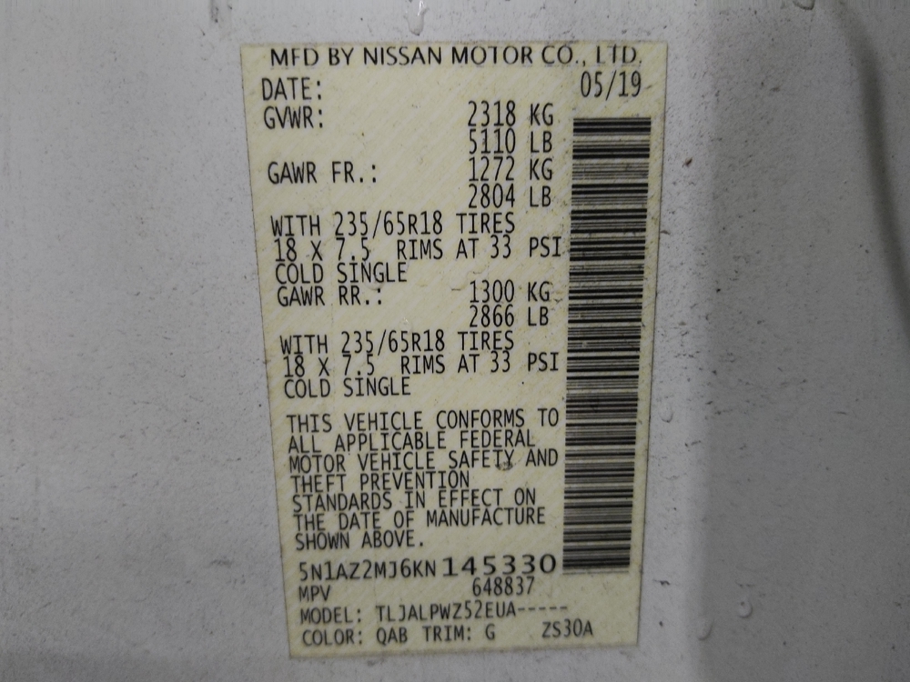 2019 Nissan Murano S - Photo 26