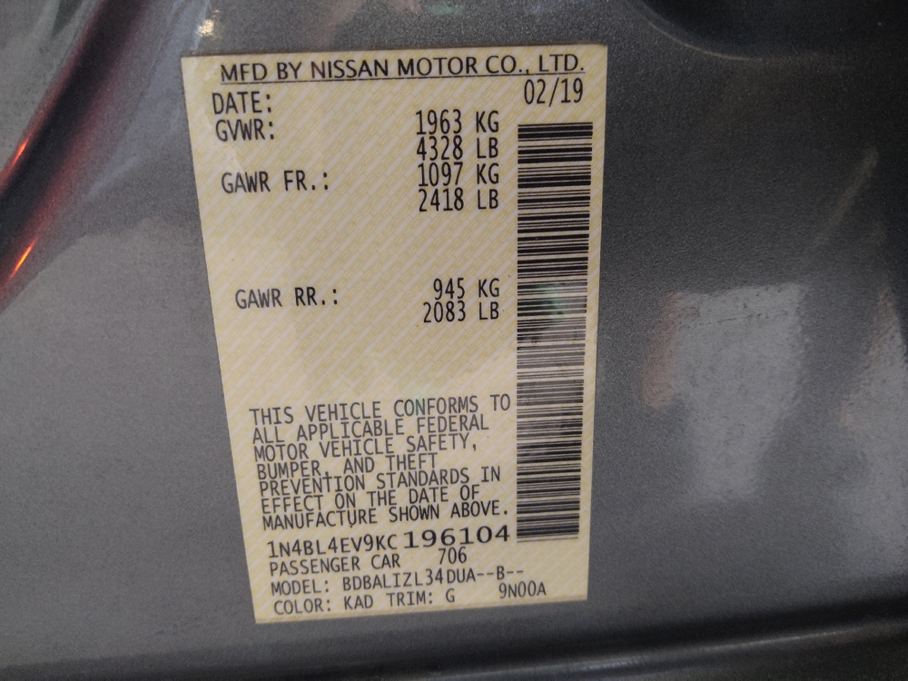 2019 Nissan Altima SL - Photo 26