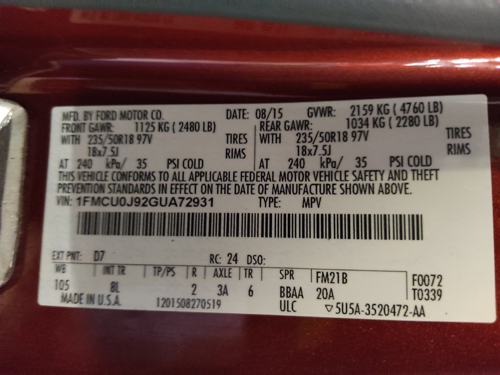 2016 Ford Escape Titanium - Photo 26