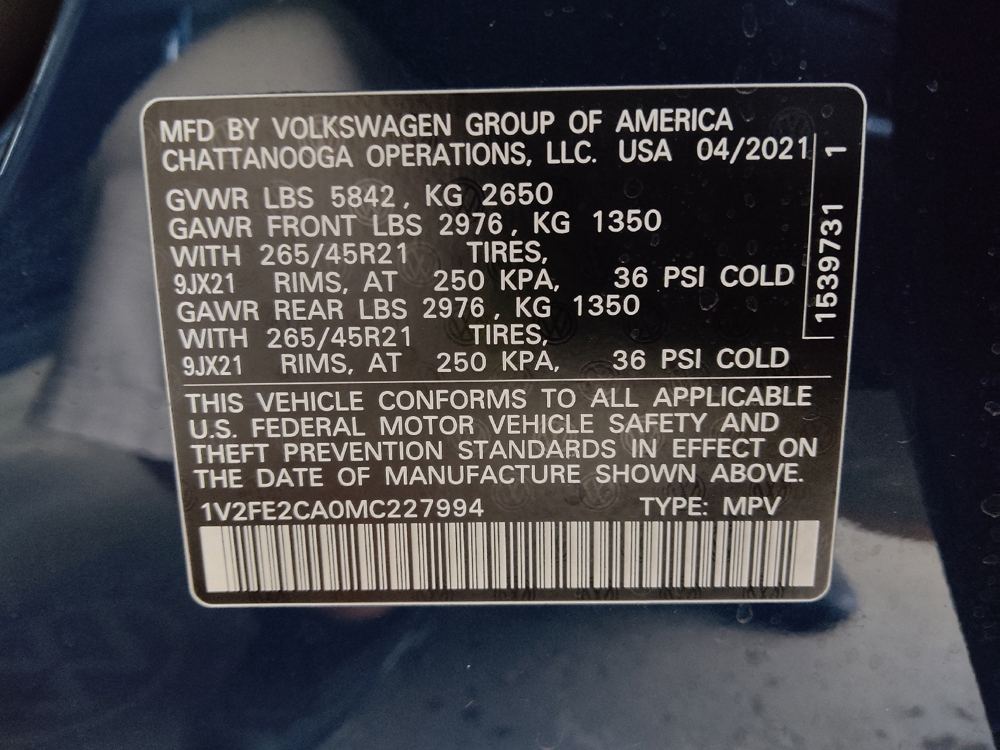 2021 Volkswagen Atlas Cross Sport SEL Premium R-Line - Photo 26