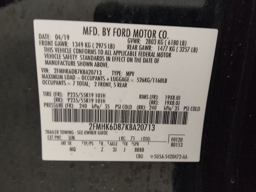 2019 Ford Flex Limited - Photo 26