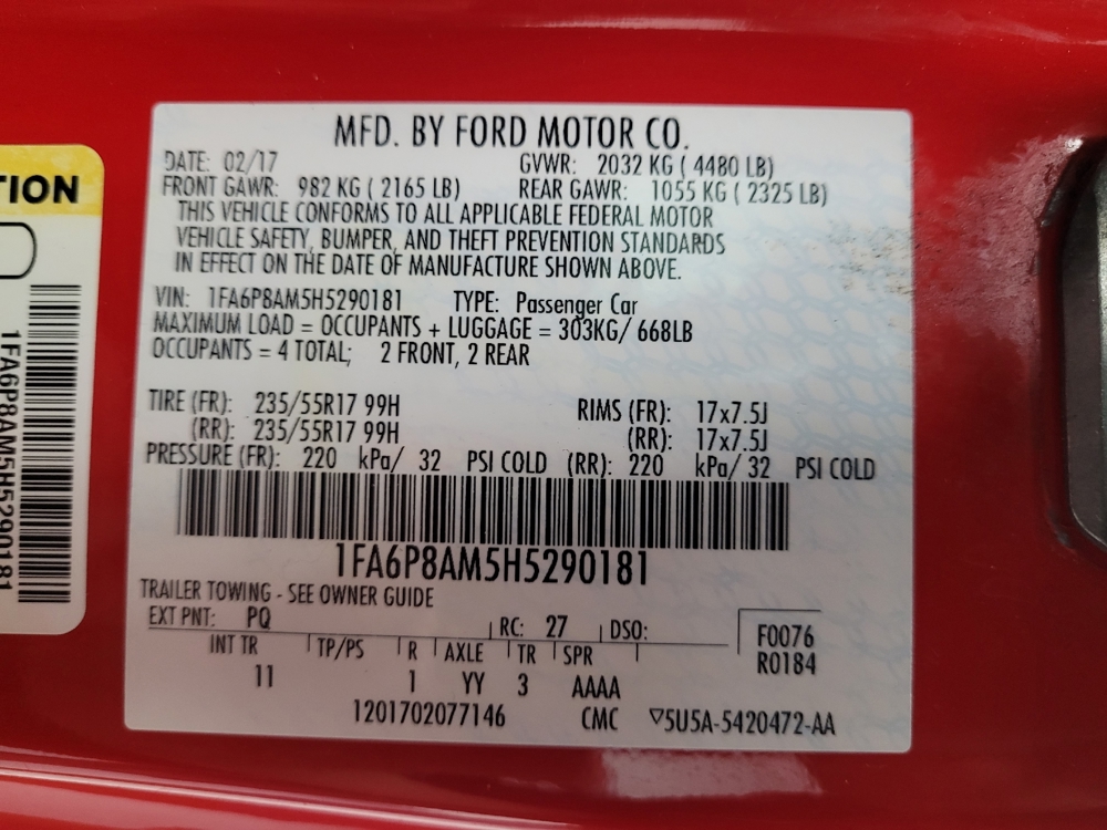 2017 Ford Mustang V6 - Photo 26