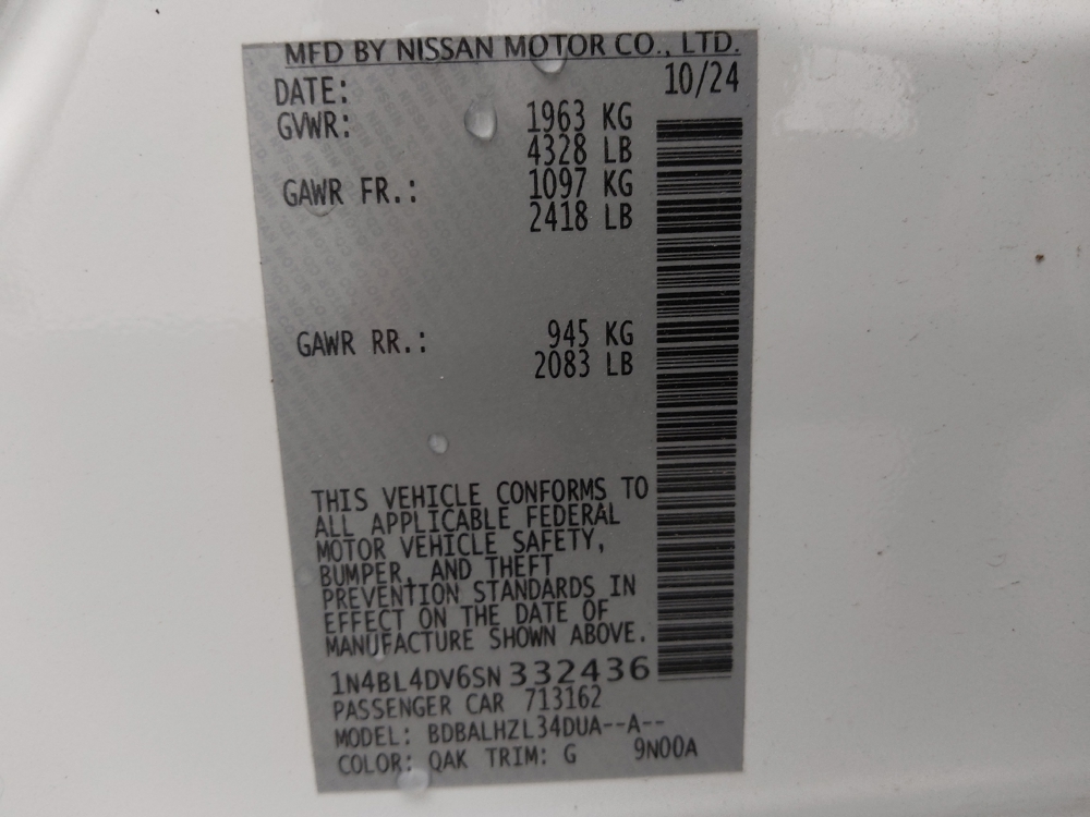 2025 Nissan Altima SV - Photo 26