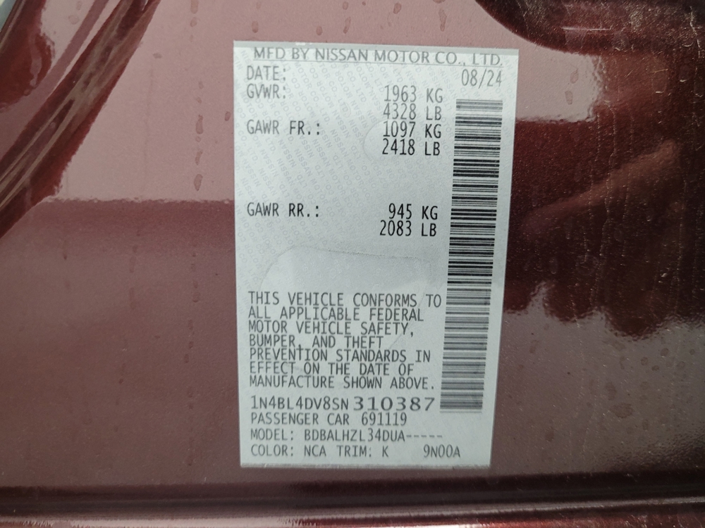 2025 Nissan Altima SV - Photo 26