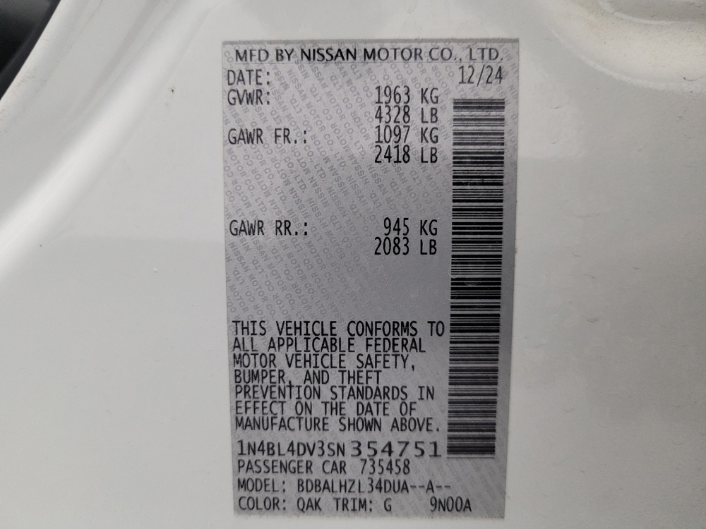 2025 Nissan Altima SV - Photo 26