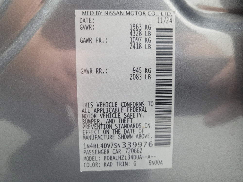 2025 Nissan Altima SV - Photo 26
