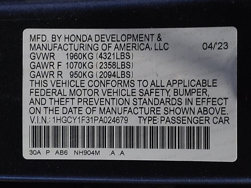 2023 Honda Accord EX - Photo 26