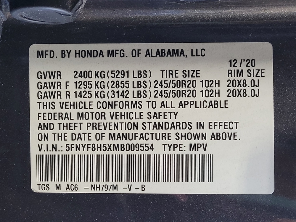 2021 Honda Passport EX-L - Photo 26