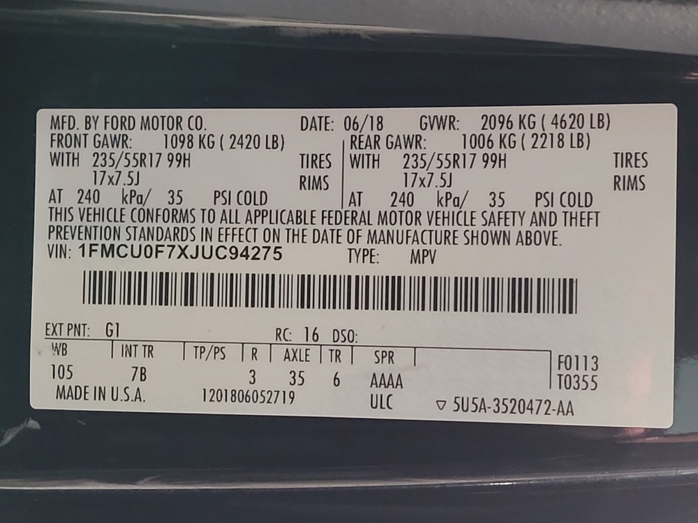 2018 Ford Escape S - Photo 26