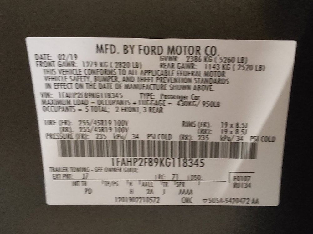 2019 Ford Taurus Limited - Photo 26