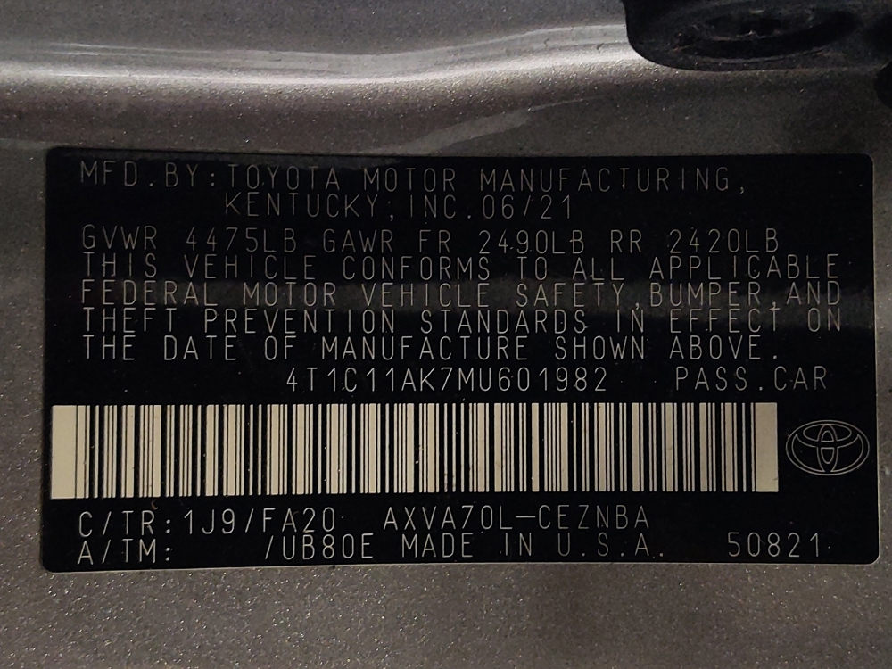 2021 Toyota Camry LE - Photo 26