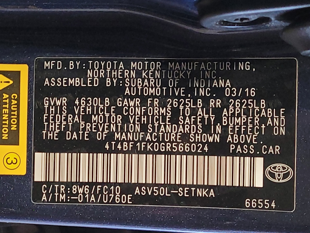 2016 Toyota Camry LE - Photo 26