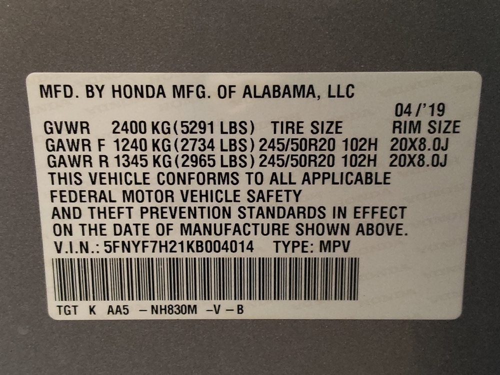 2019 Honda Passport Sport - Photo 26