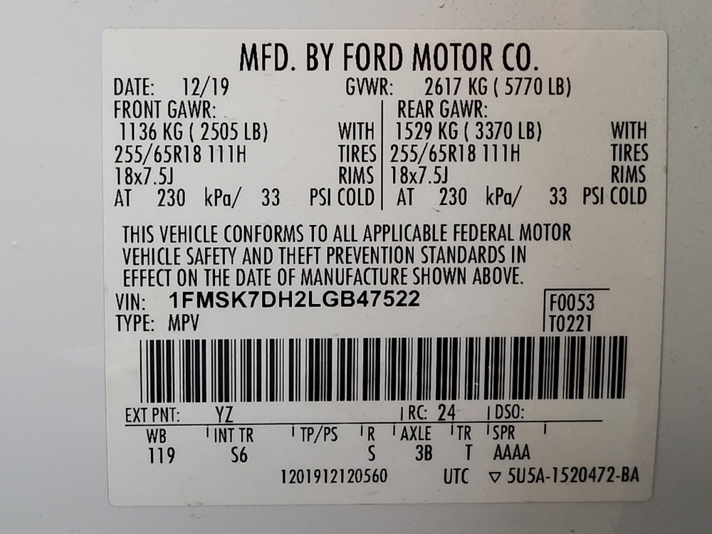2020 Ford Explorer XLT - Photo 26