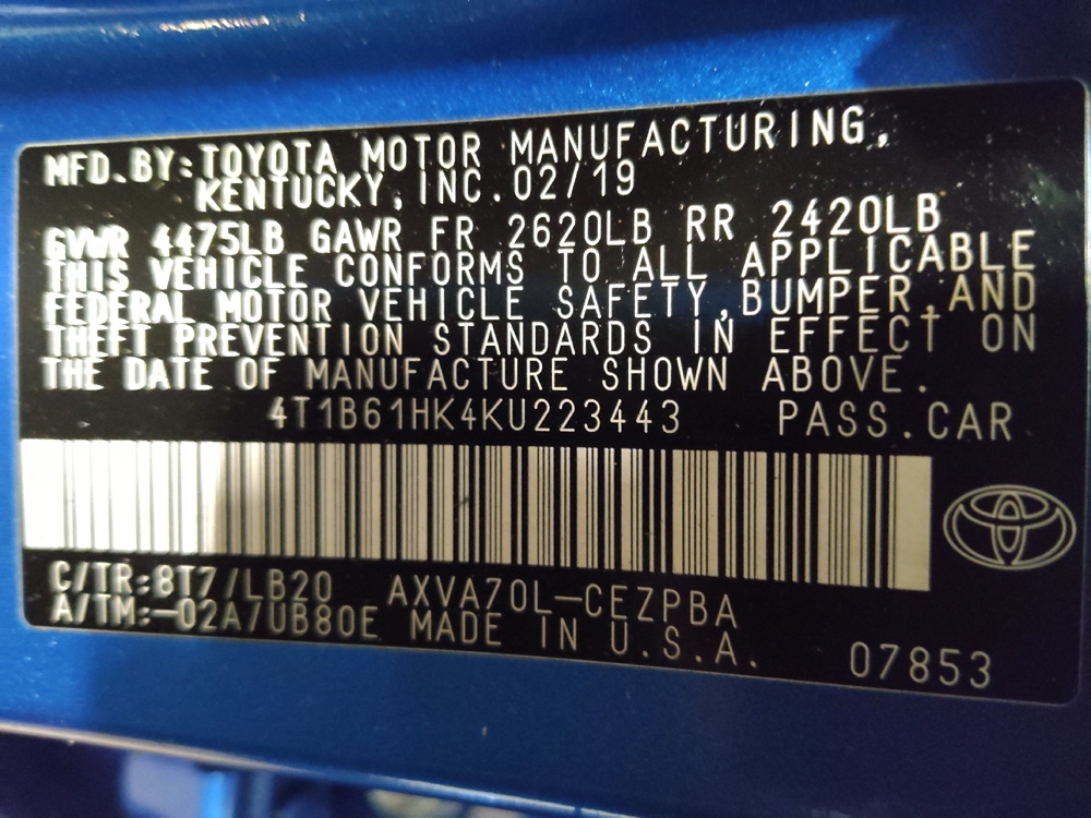 2019 Toyota Camry XSE - Photo 26