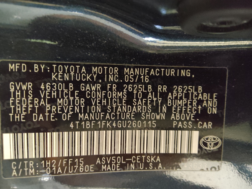 2016 Toyota Camry Special Edition - Photo 26