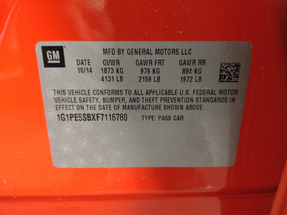 2015 Chevrolet Cruze 2LT - Photo 26