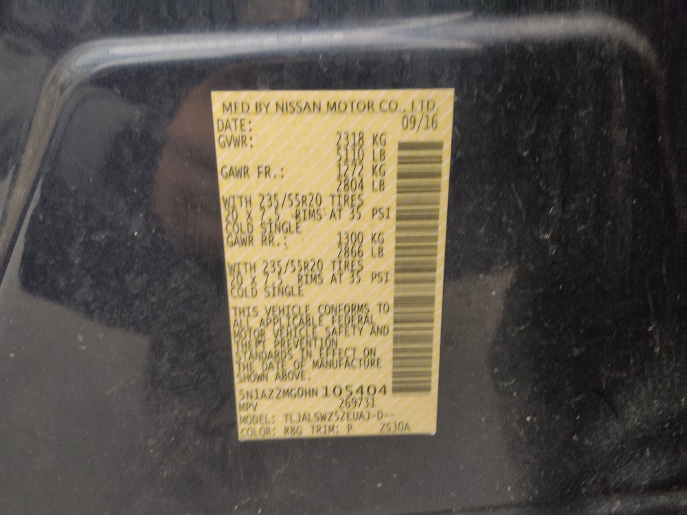 2017 Nissan Murano Platinum - Photo 26