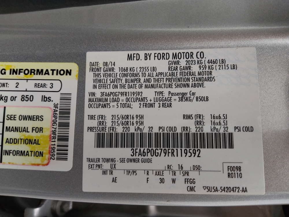 2015 Ford Fusion S - Photo 26