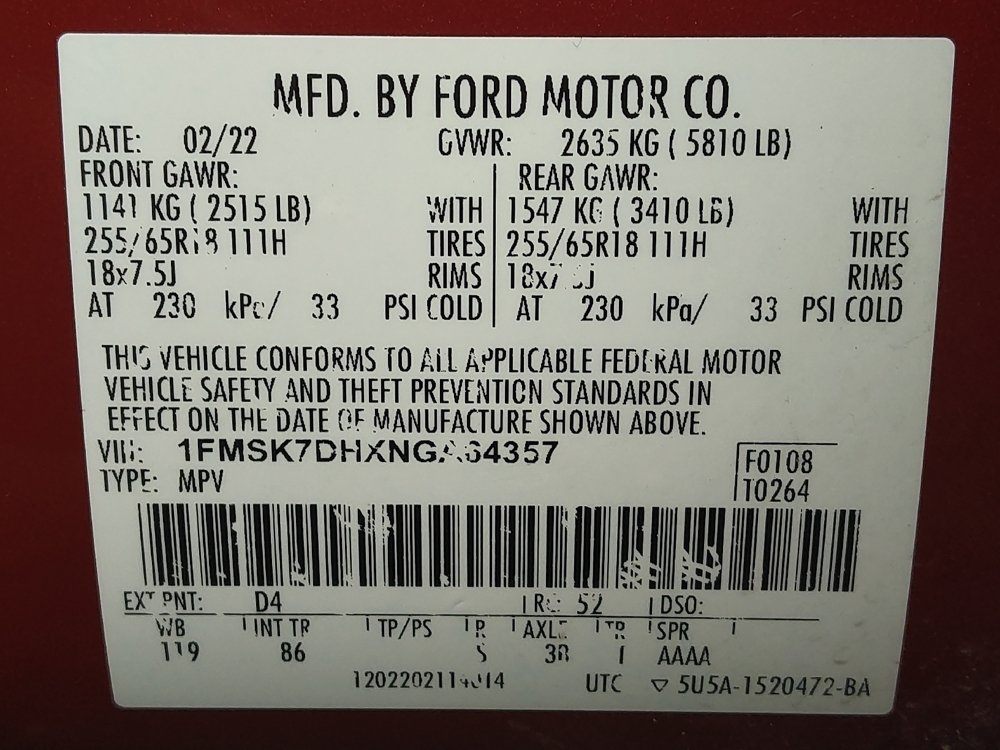 2022 Ford Explorer XLT - Photo 26