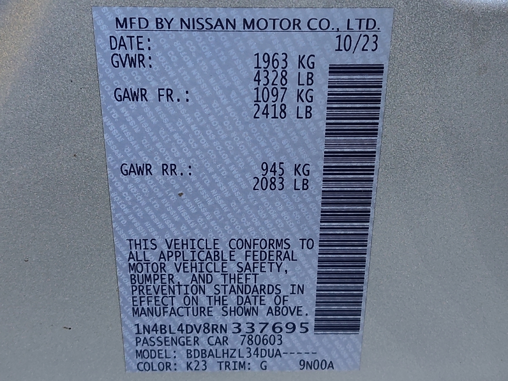2024 Nissan Altima SV - Photo 26