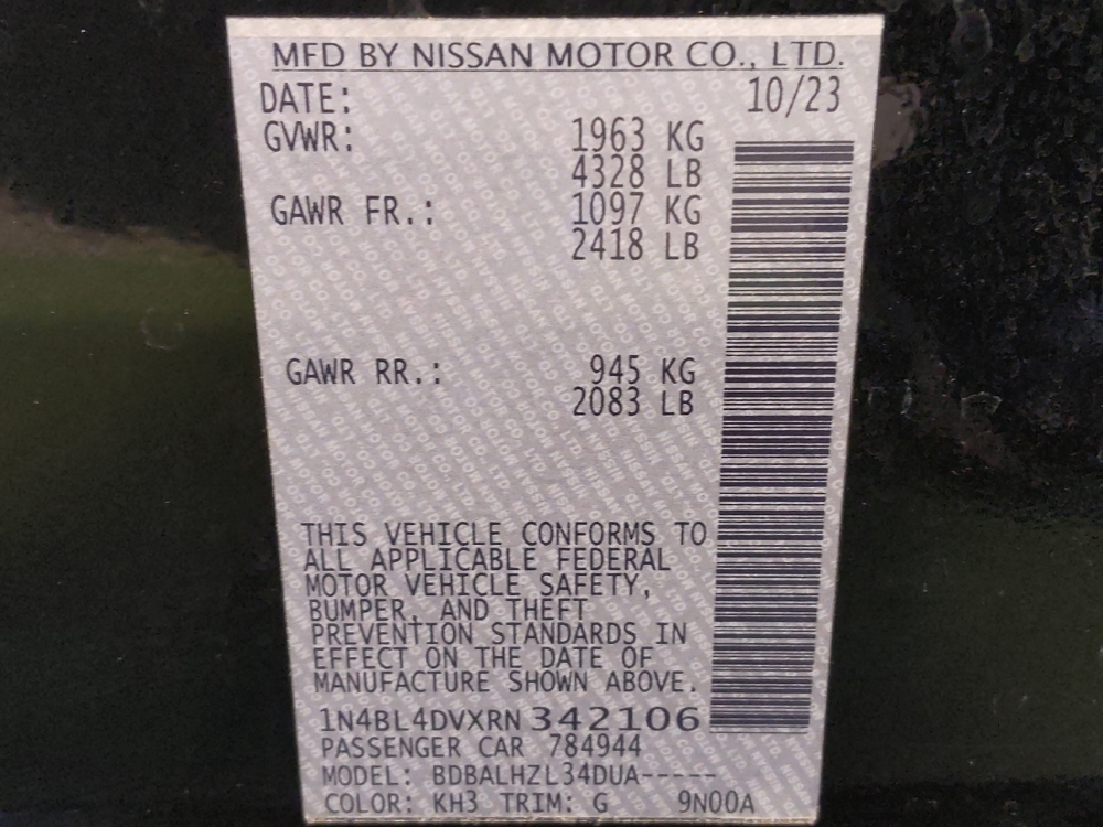 2024 Nissan Altima SV - Photo 26