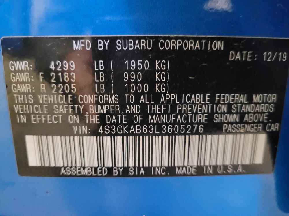 2020 Subaru Impreza Base - Photo 26